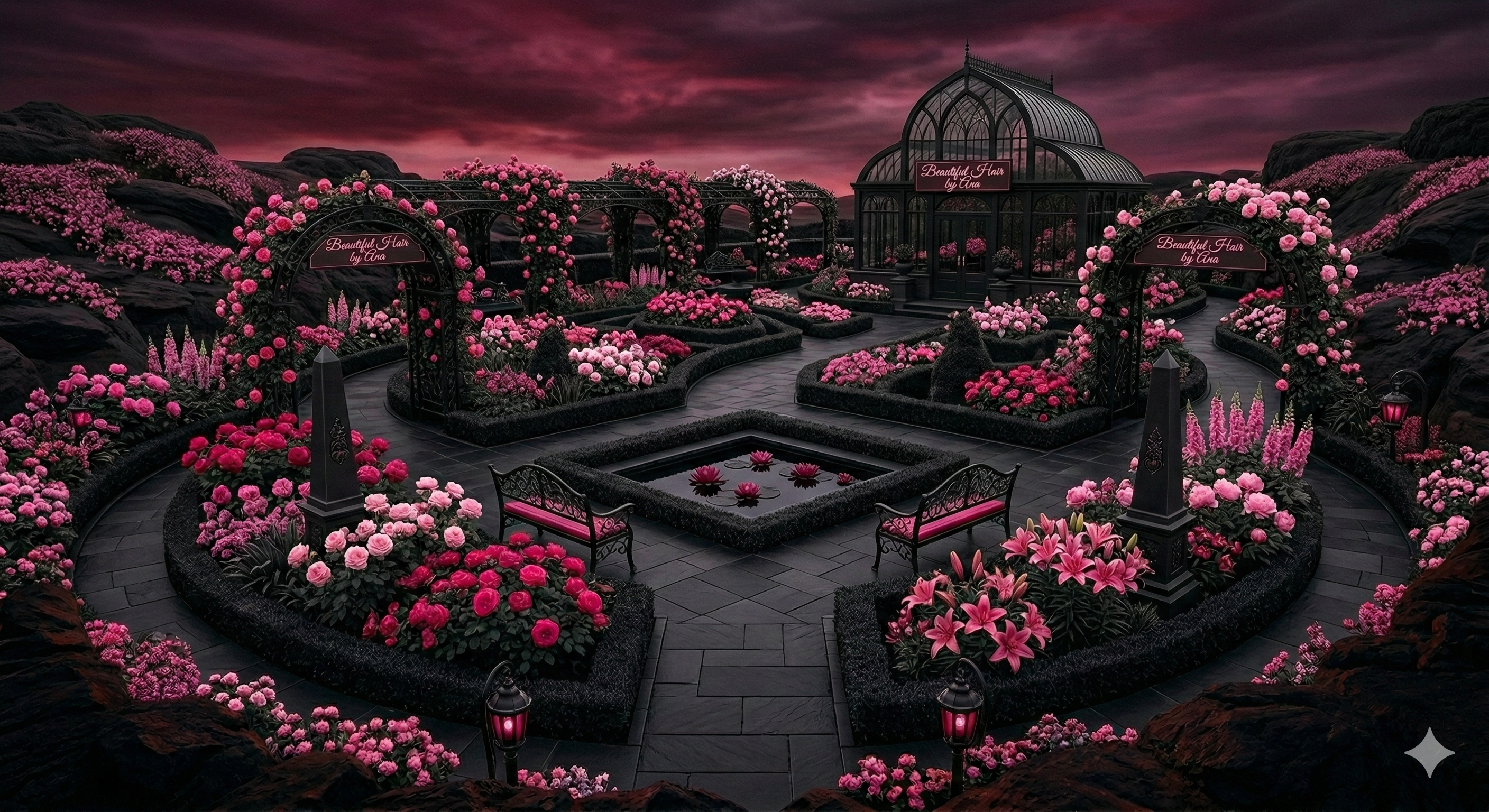Jardin de roses HTT//
